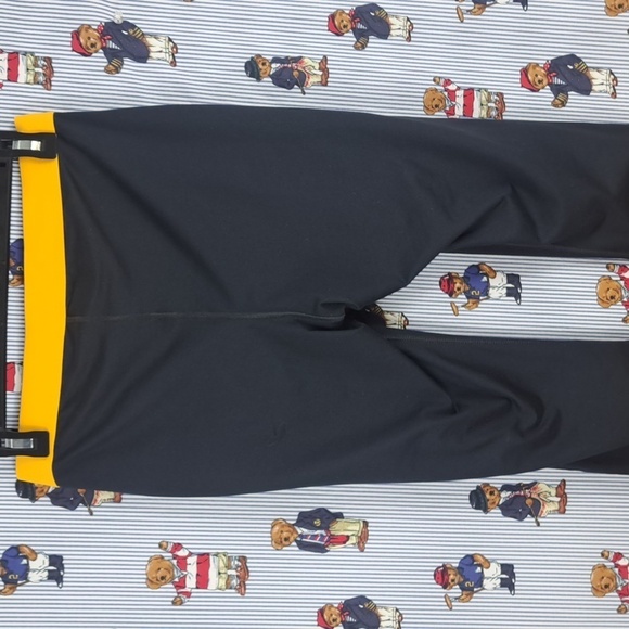 Women's Under Armour Georgia Tech compression heat gear LG athletic blue pants - Picture 4 of 8